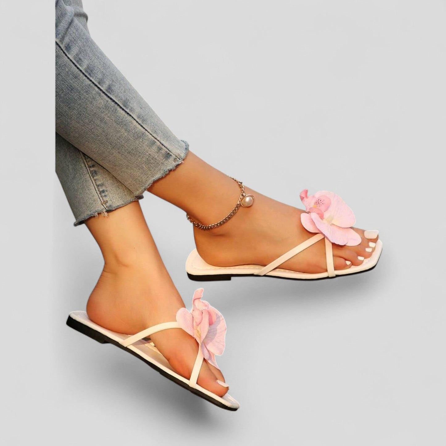 Noa | Sandalias con Flor