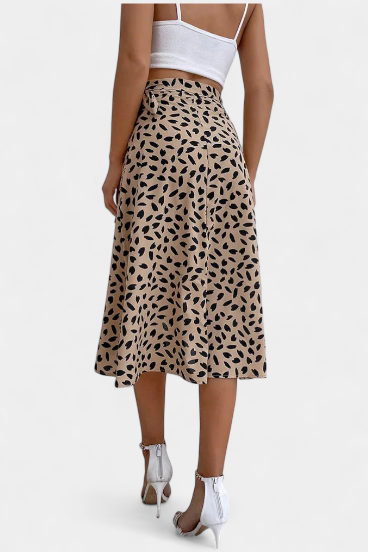 Aina | Falda Envolvente Boho Asimétrica
