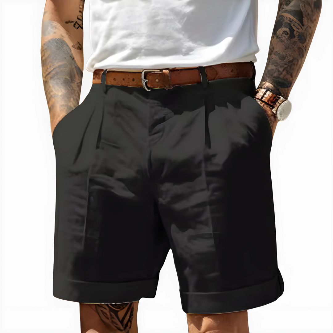 Lucas | Pantalones Cortos de Lino