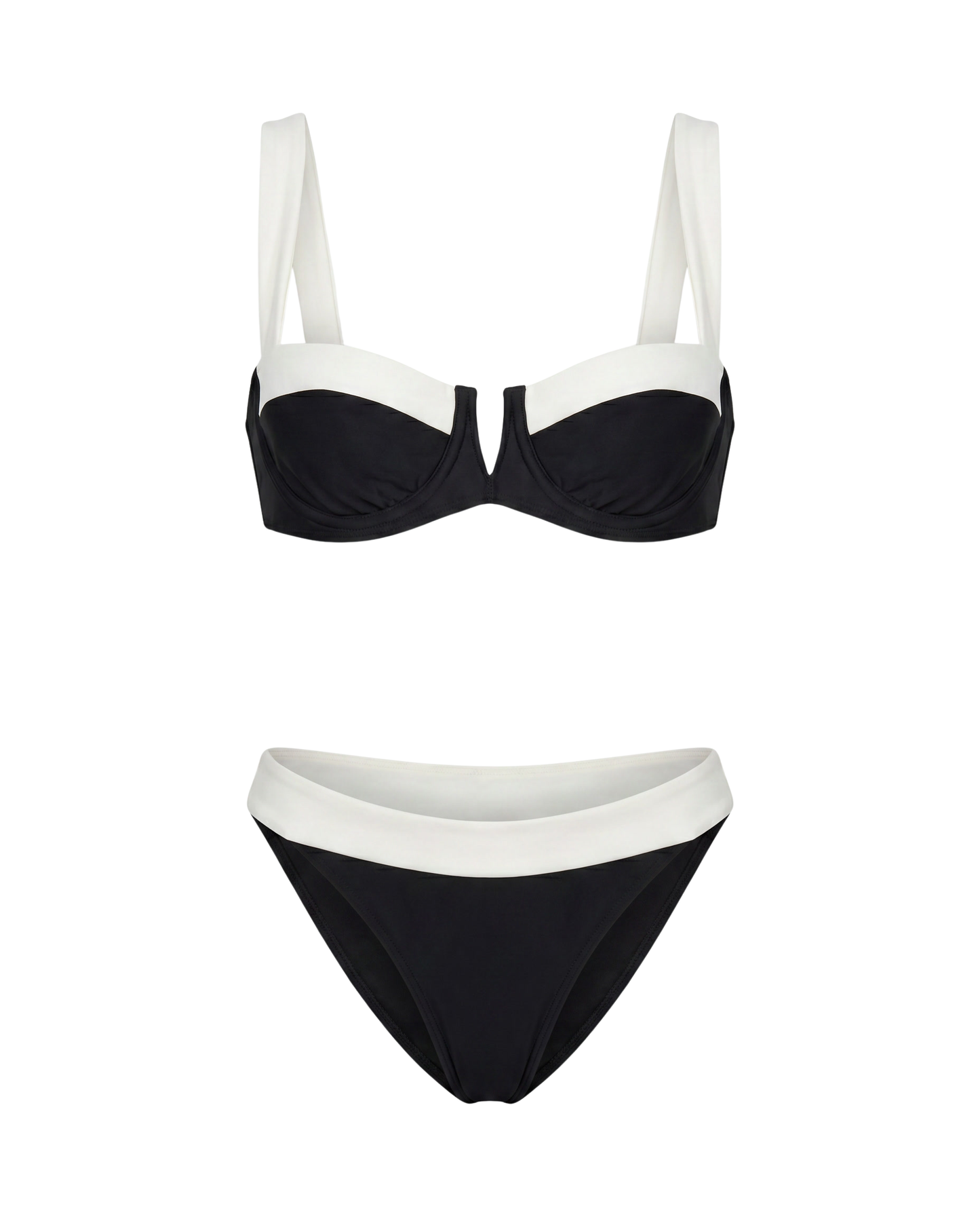 Valentina | Bikini Bicolor con Tirantes Ajustables