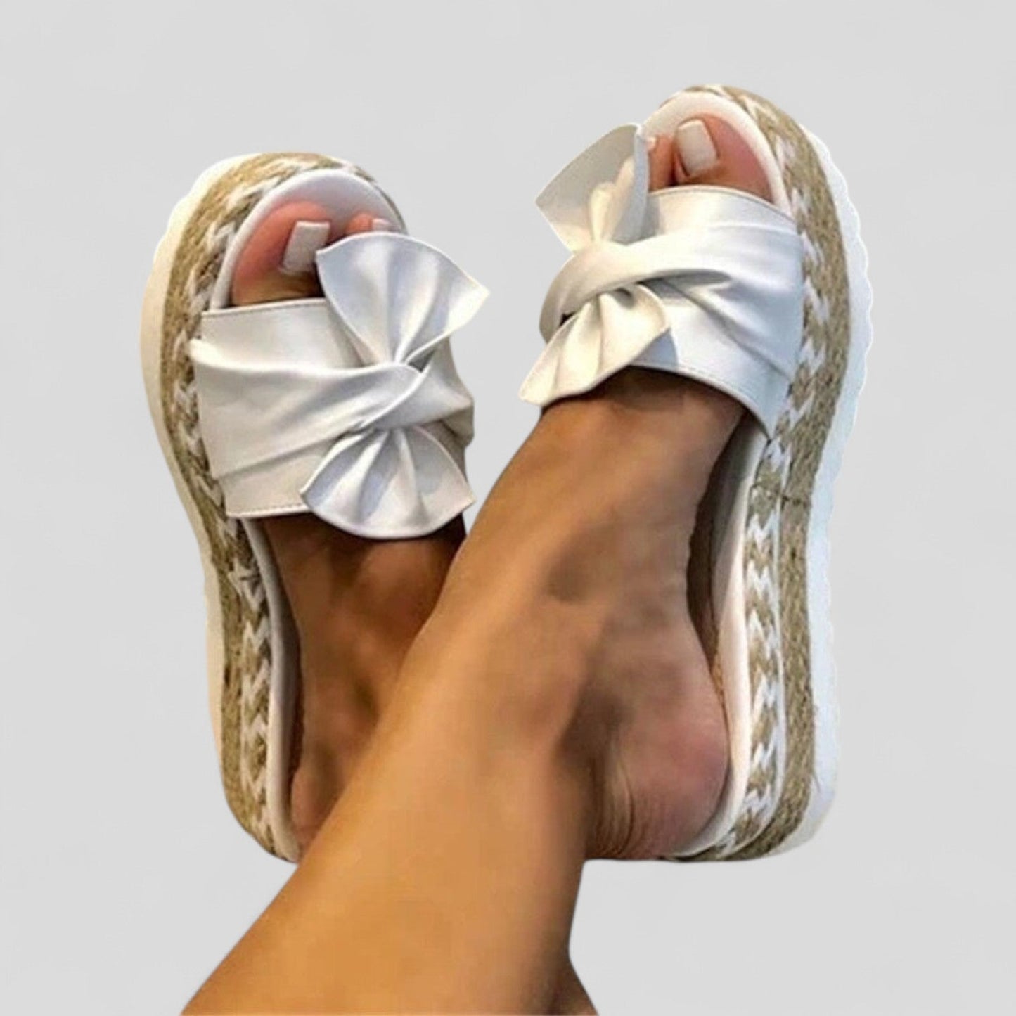Alicia | Sandalias de Plataforma con Nudo