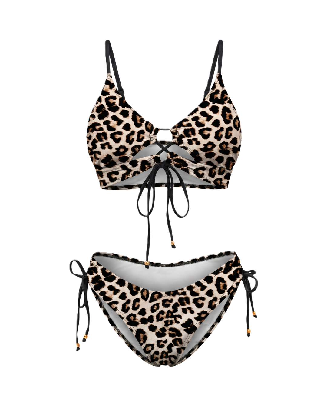 Nora | Bikini Animal Print con Lazada Ajustable