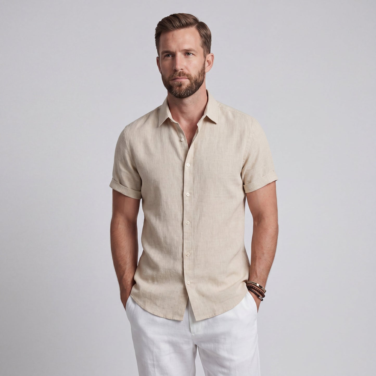 Bruno | Camisa Premium de Algodón y Lino