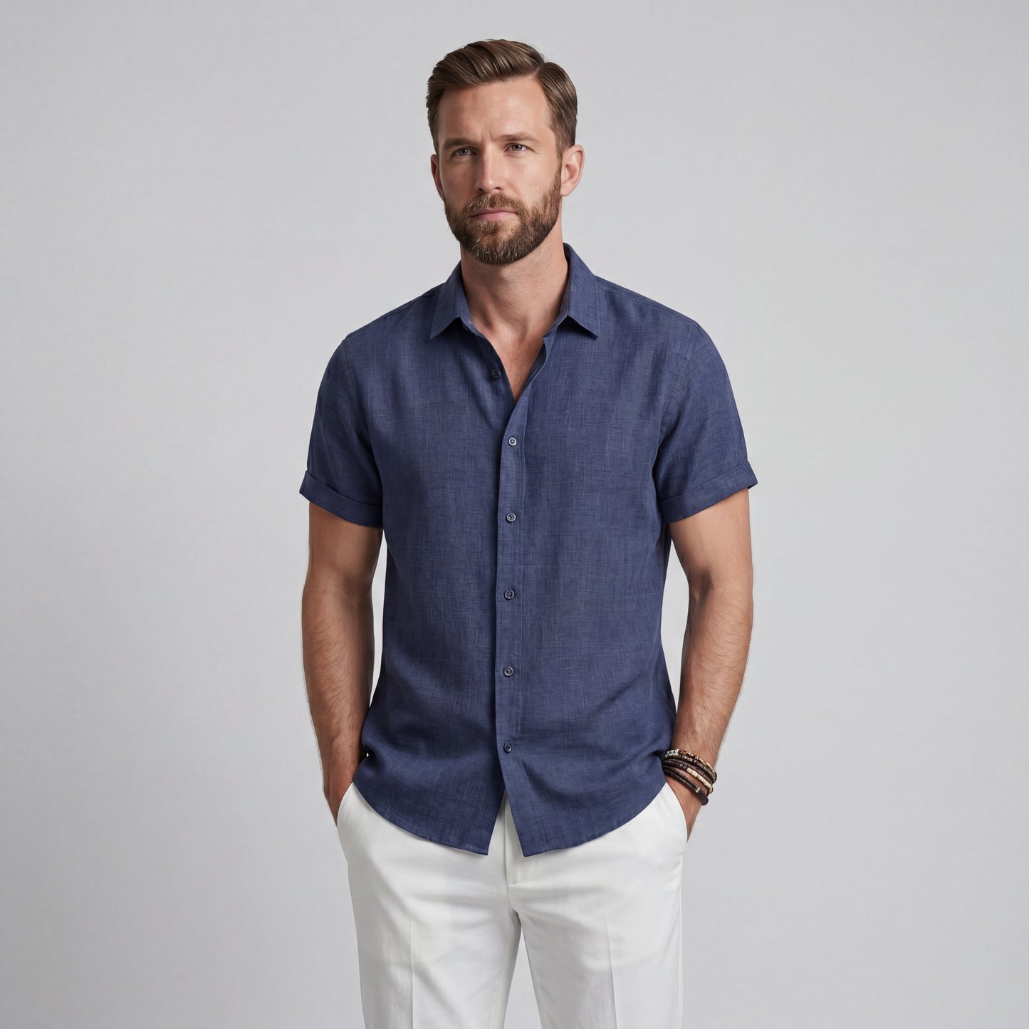 Bruno | Camisa Premium de Algodón y Lino