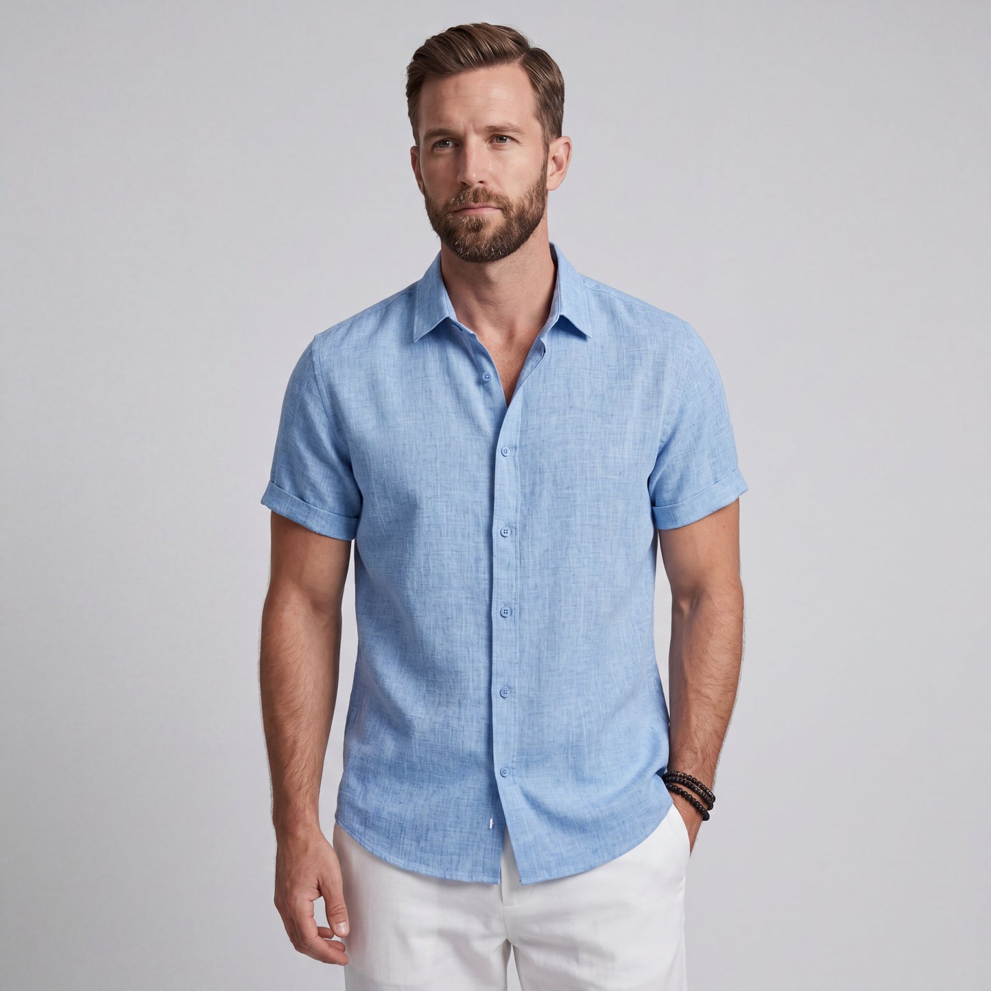 Bruno | Camisa Premium de Algodón y Lino