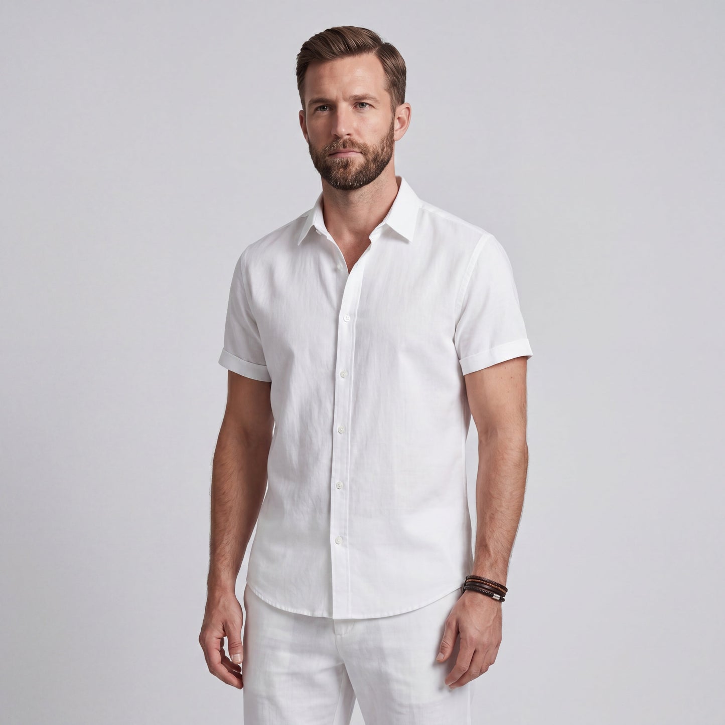 Bruno | Camisa Premium de Algodón y Lino