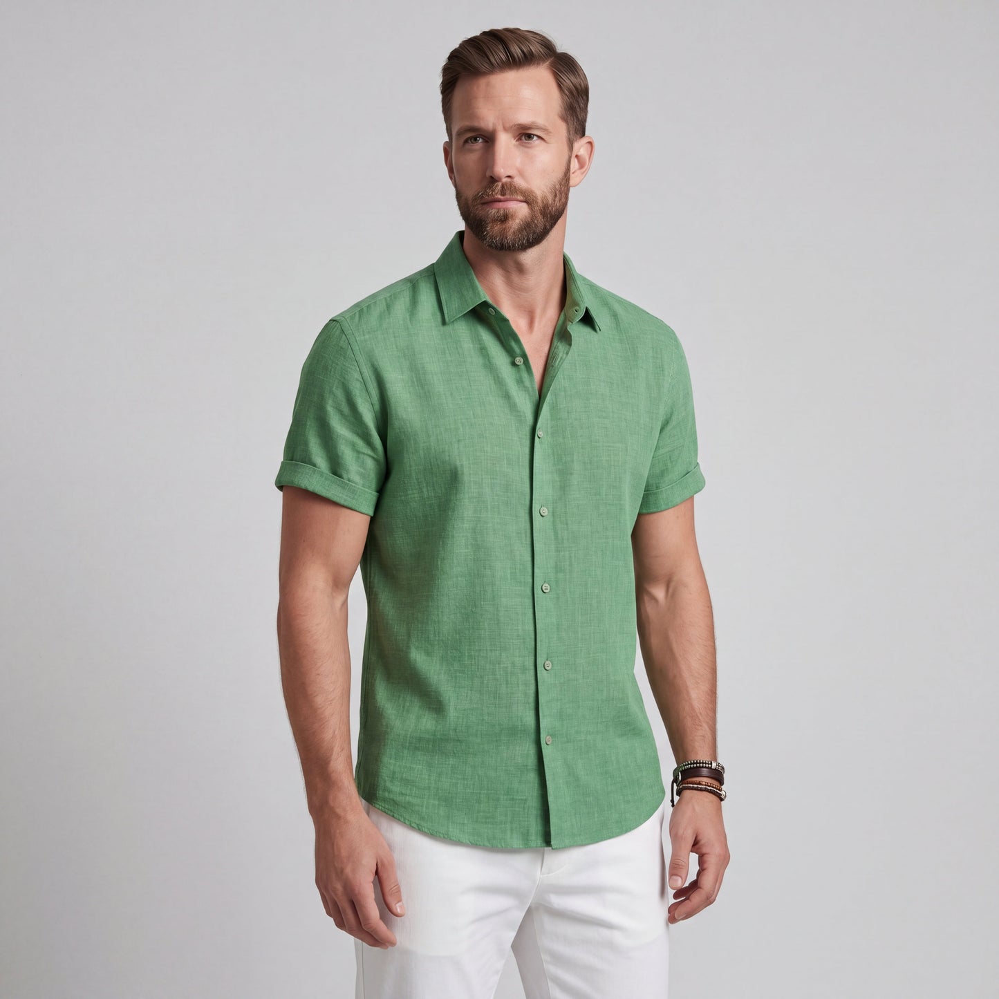 Bruno | Camisa Premium de Algodón y Lino