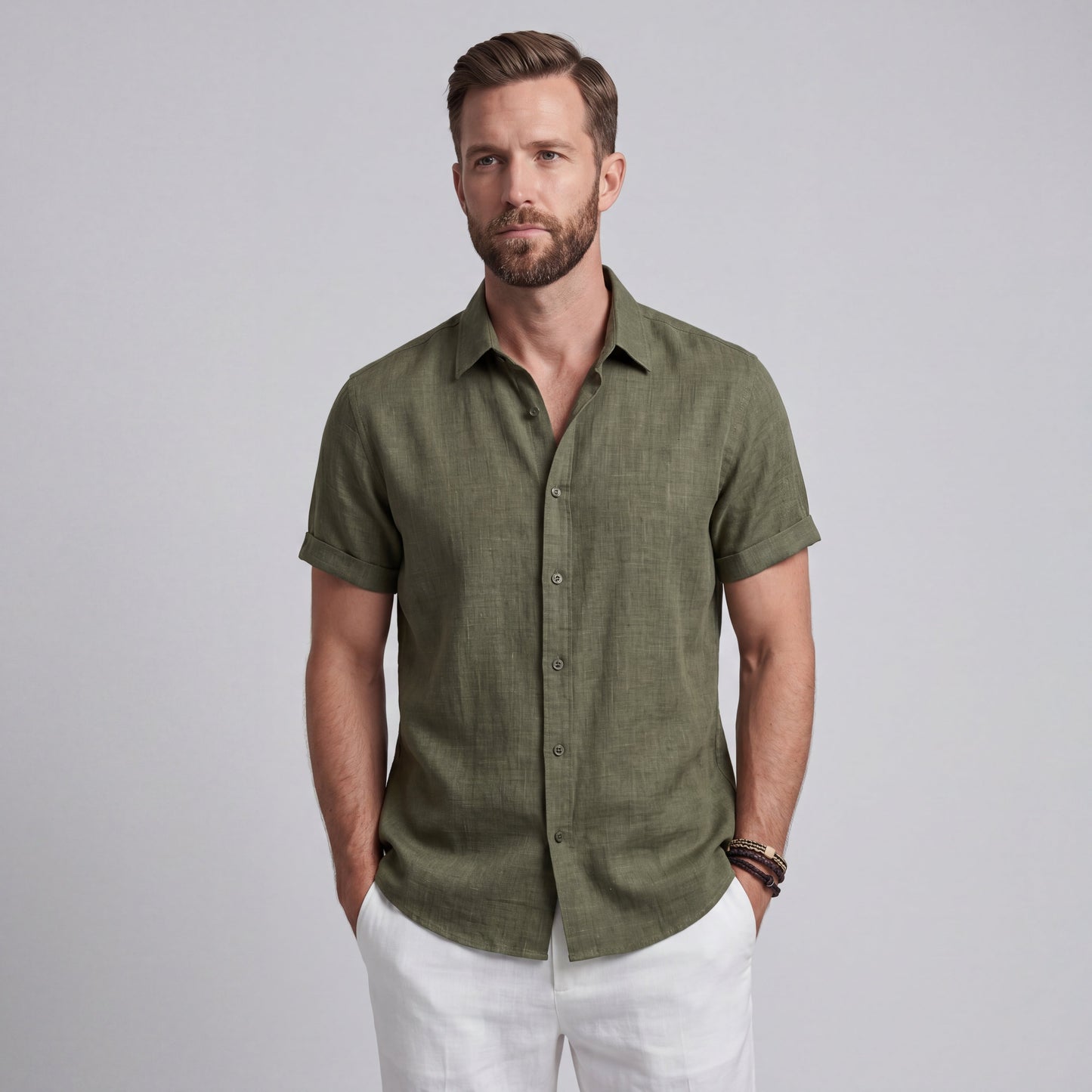 Bruno | Camisa Premium de Algodón y Lino
