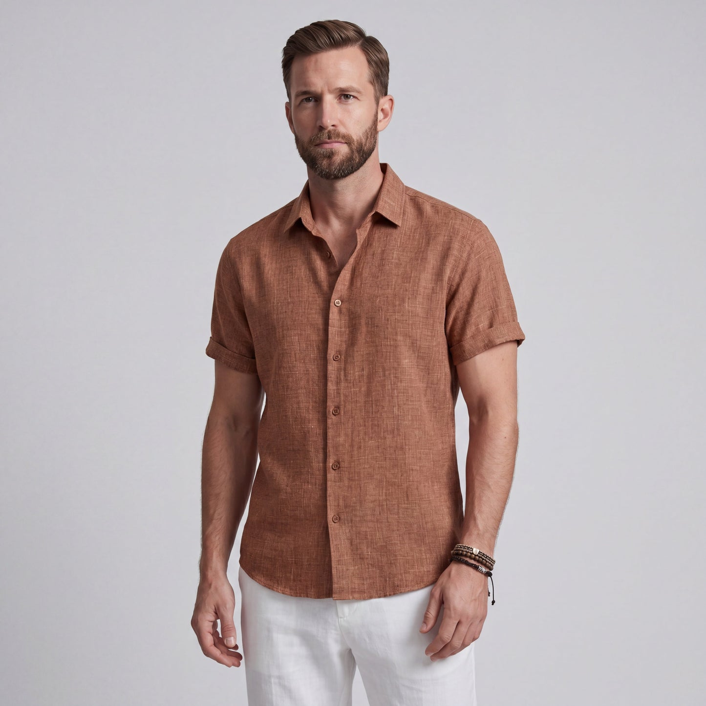 Bruno | Camisa Premium de Algodón y Lino