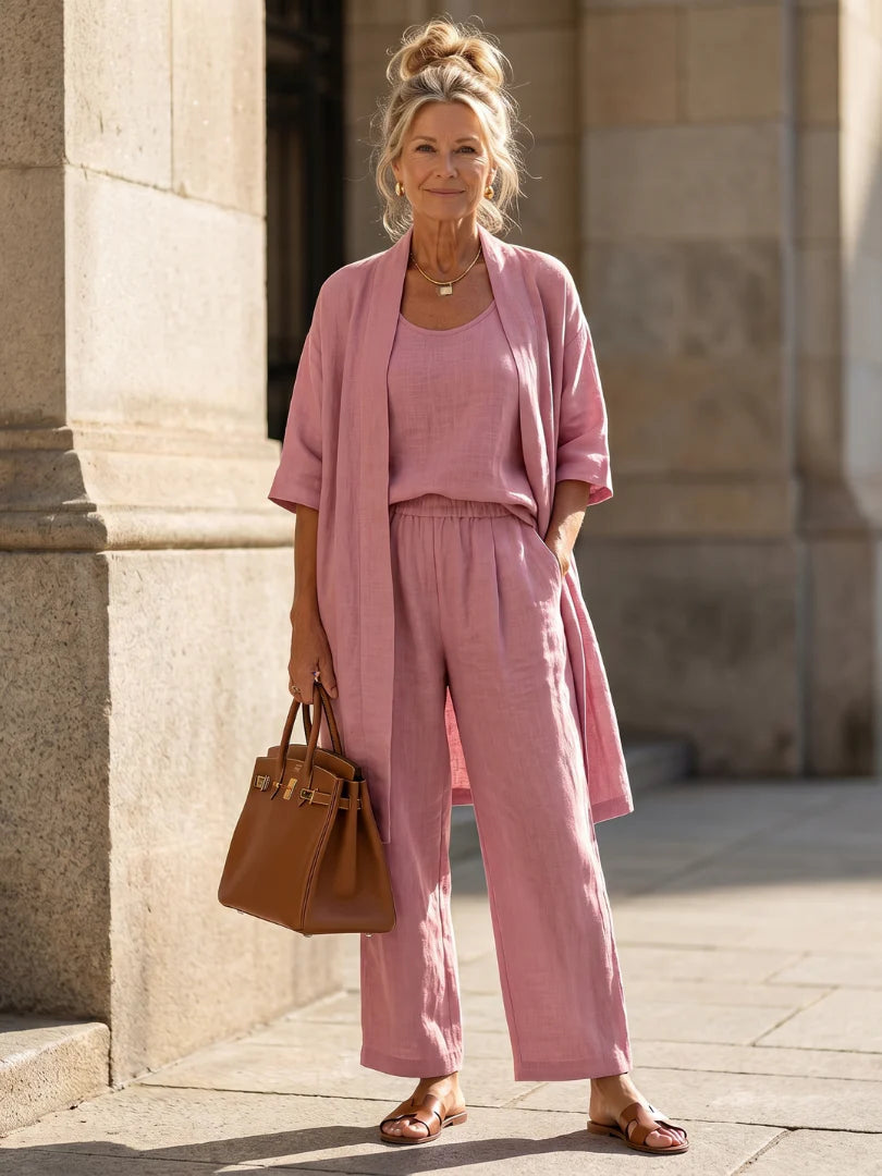 Conjunto de lino ligero |