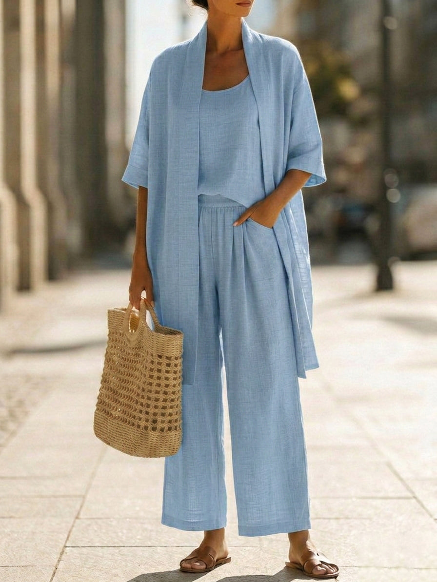 Conjunto de lino ligero |