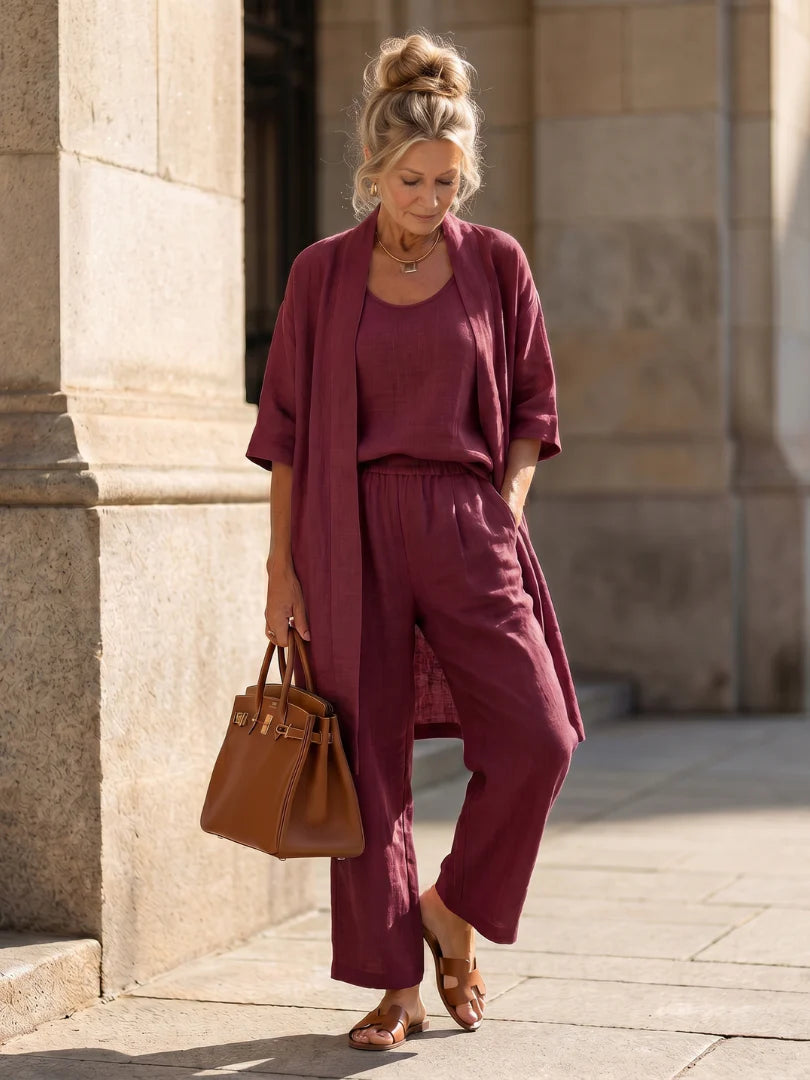 Conjunto de lino ligero |