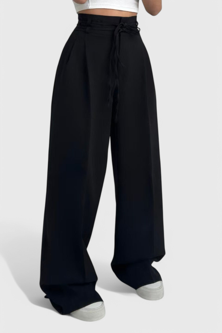 Celine | Pantalón Palazzo con Cordón