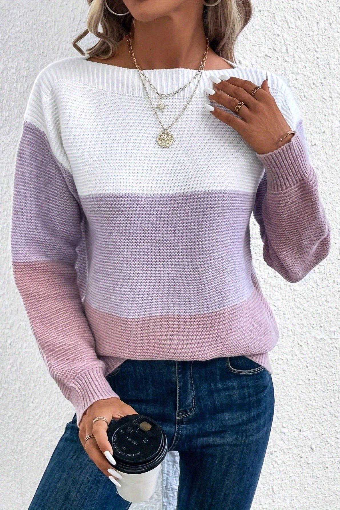 Violeta | Jersey de Punto de Lana