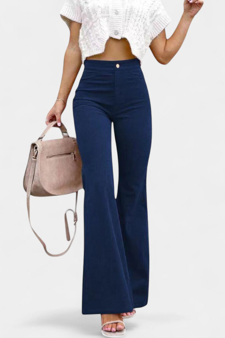 Colette | Pantalón Palazzo de Terciopelo