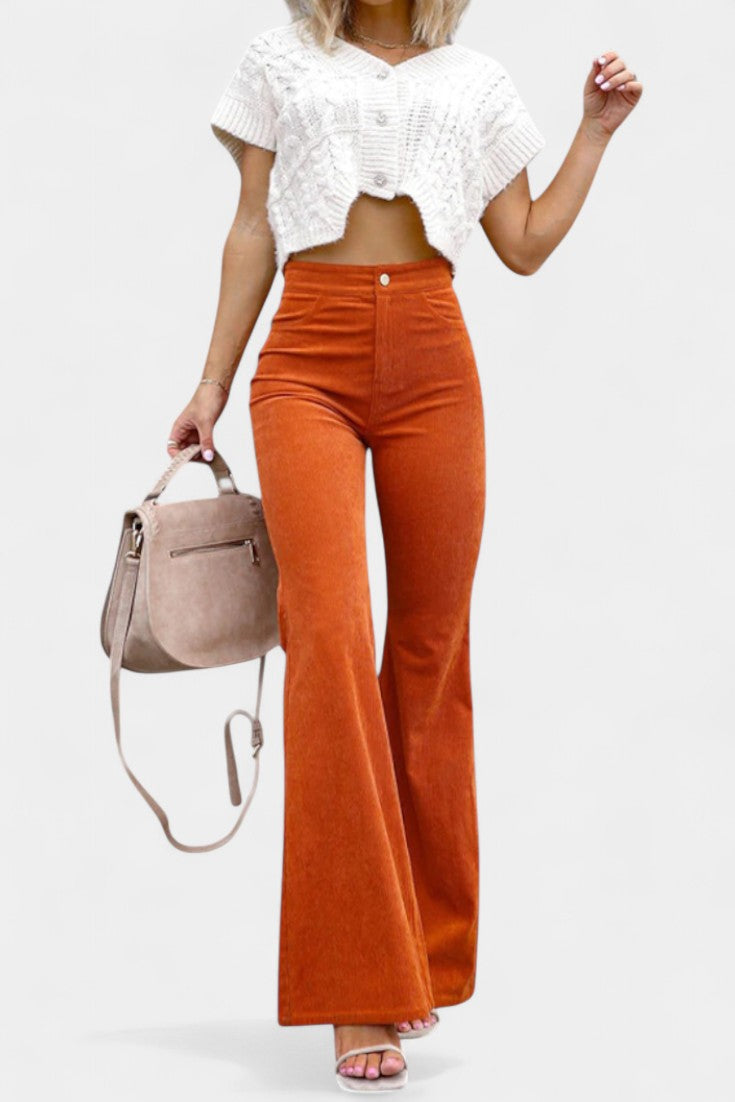 Colette | Pantalón Palazzo de Terciopelo