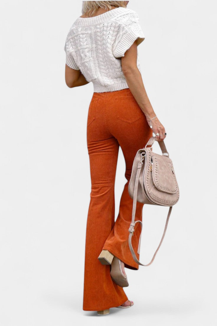 Colette | Pantalón Palazzo de Terciopelo