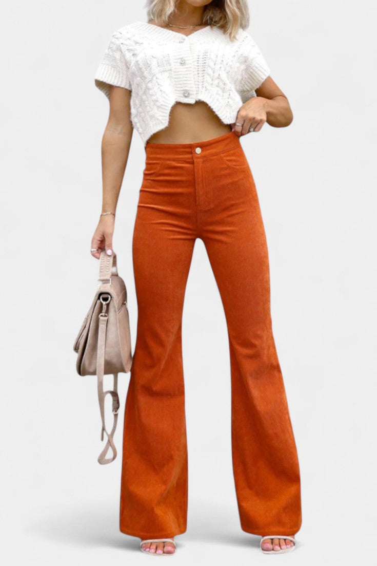 Colette | Pantalón Palazzo de Terciopelo