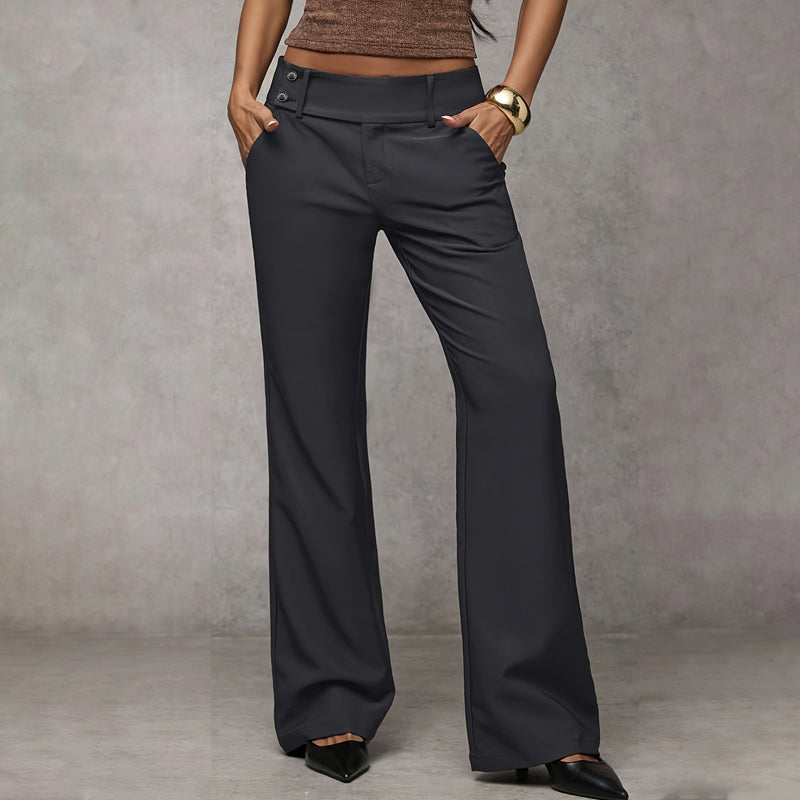 Louise | Pantalón de Vestir Acampanado