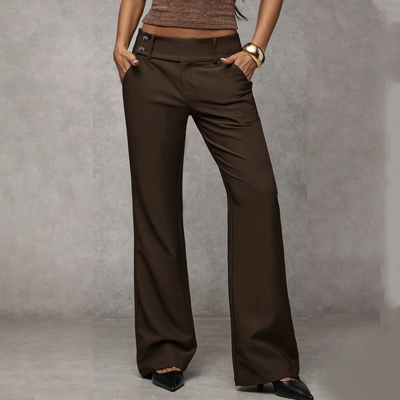 Louise | Pantalón de Vestir Acampanado