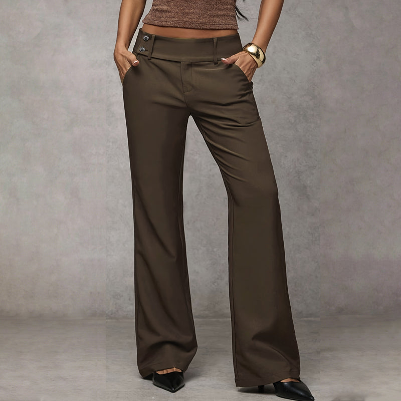 Louise | Pantalón de Vestir Acampanado